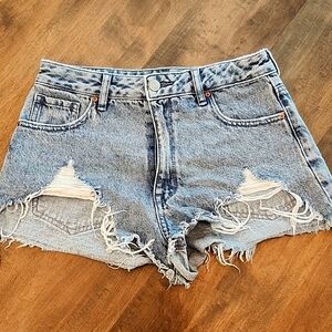 Pacsun High Rise Festival jeans shorts size 26